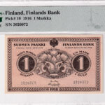Finnland 1 Markka 1916 Pick P-19 UNC Vorderseite