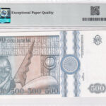 Rumänien 500 Lei 1992 Pick P-101a UNC Rückseite