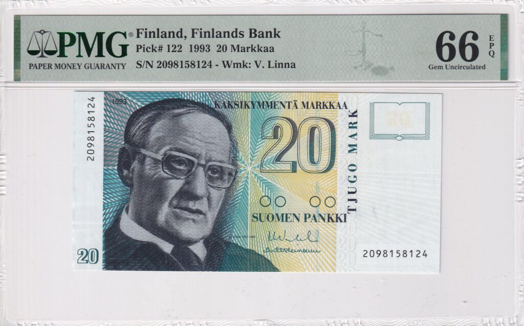 Finnland – 20 – Markkaa – 1993