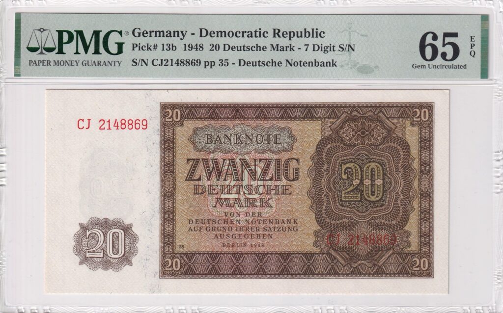 DDR – 20 – Deutsche Mark – 1948