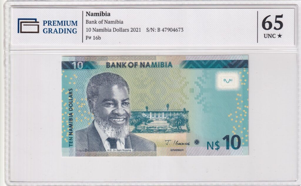 Namibia – 10 – Namibia Dollar – 2021