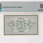Finnland 50 Penniä 1918 Pick P-34 UNC Rückseite