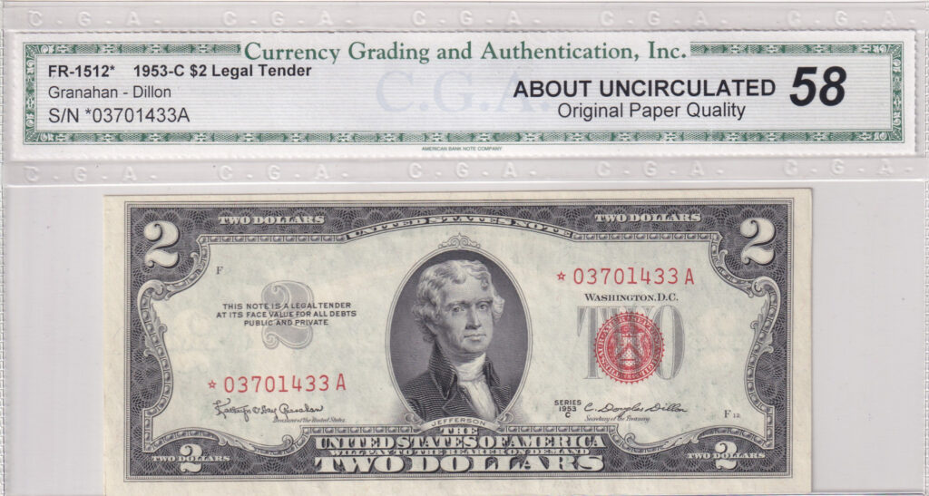 USA – 2 – Dollar – 1953