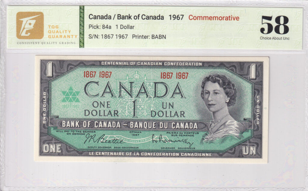 Kanada – 1 – Dollar – 1967