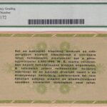 Ungarn 50000 Adópengő 1946 Pick Pick 138b UNC Rückseite