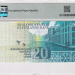 Finnland 20 Markkaa 1993 Pick Pick 122 UNC Rückseite