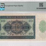 DDR 10 Mark 1948 Pick Pick 12b UNC Rückseite