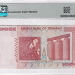 Simbabwe 20000000000000 Dollar 2008 Pick Pick 89 UNC Rückseite