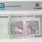 Simbabwe 50000000000000 Dollar 2008 Pick P-90 UNC Rückseite