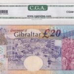 Gibraltar 20 Pfund 2004 Pick Pick 31-a UNC Rückseite