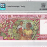 Madagaskar 25000 Francs 1998 Pick Pick 82 UNC Rückseite