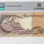 Portugal 50 Escudos 1980 Pick Pick 174b UNC Rückseite