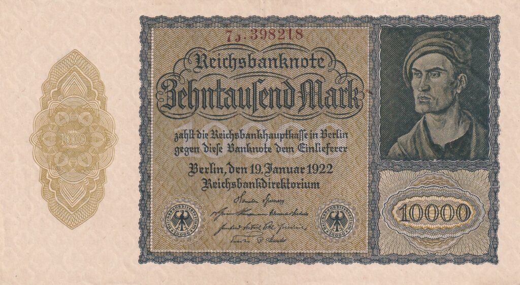 Deutsches Reich – 10000 – Mark – 1922