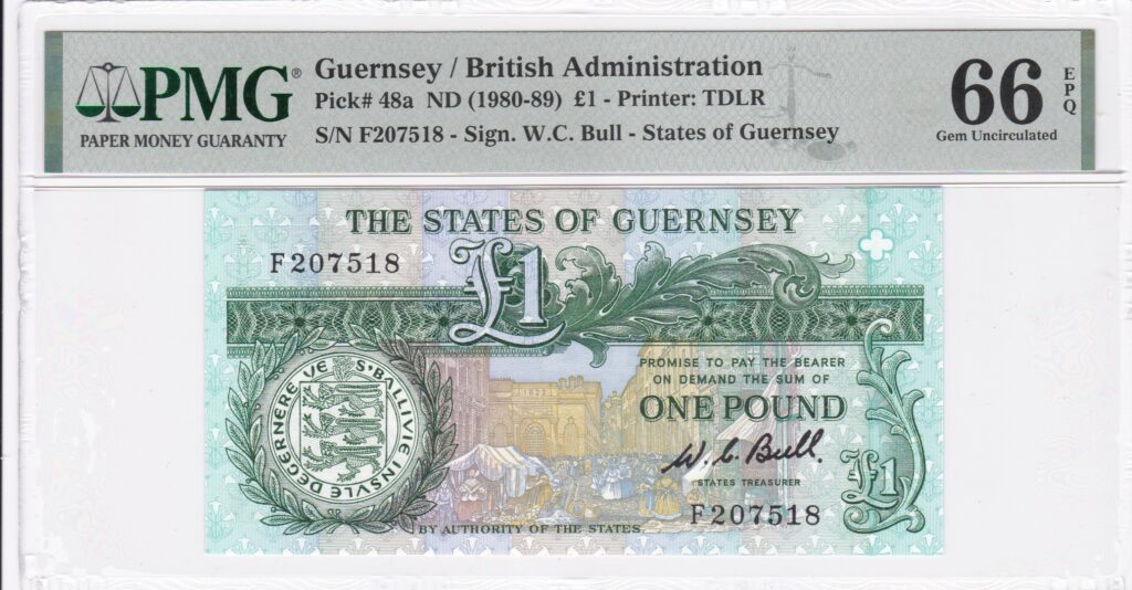 Guernsey – 1 – Pfund – ND (1980-89)