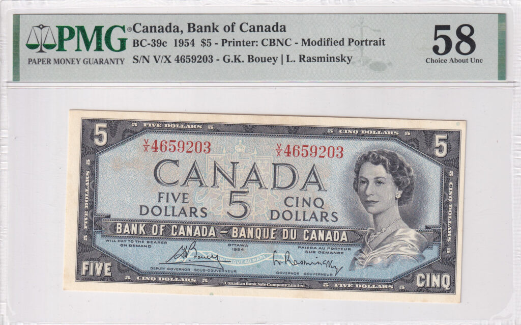 Kanada – 5 – Dollar – 1954
