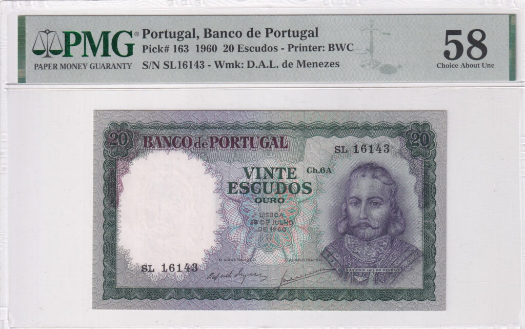 Portugal – 20 – Escudos – 1960