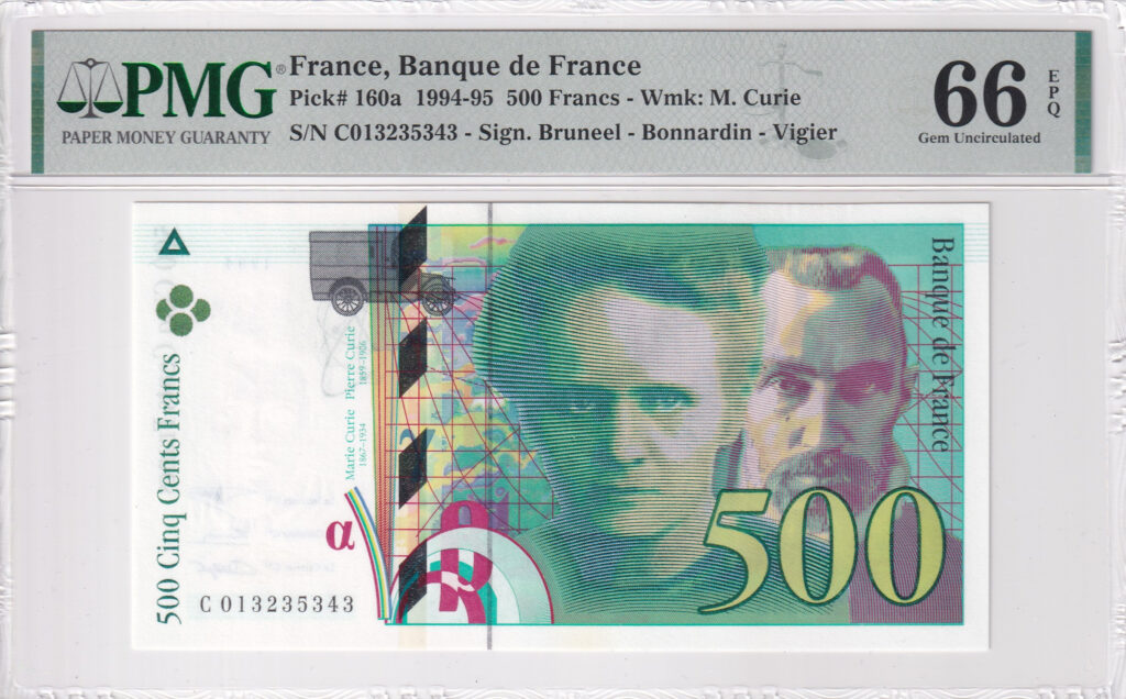 Frankreich – 500 – Franc – 1994