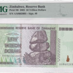 Simbabwe 50000000000000 Dollar 2008 Pick P-90 UNC Vorderseite