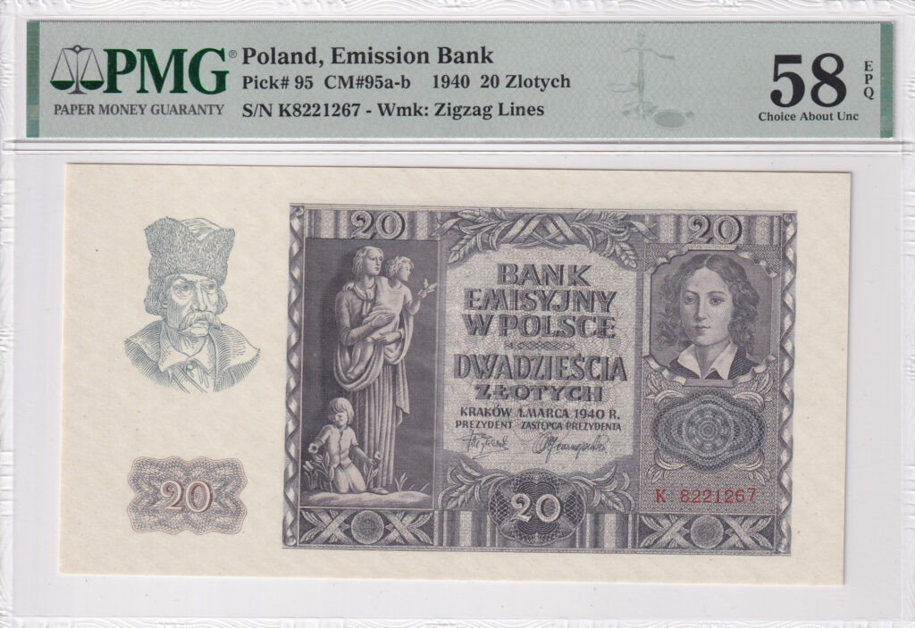Polen – 20 – Zloty – 1940