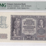 Polen 20 Zloty 1940 Pick Pick 95 UNC Vorderseite