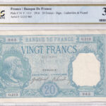 Frankreich 20 Francs 1916 Pick Pick 74 VF Vorderseite