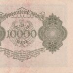 Deutsches Reich 10000 Mark 1922 Pick Pick 72 Rückseite