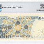 Polen 1000 Zloty 1982 Pick Pick 146c UNC Rückseite