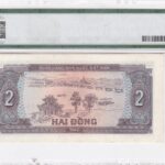 Vietnam 2 Dong 1980 Pick Pick 85a UNC Rückseite