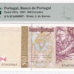 Portugal 500 Escudos 1997 Pick Pick 187a UNC Vorderseite