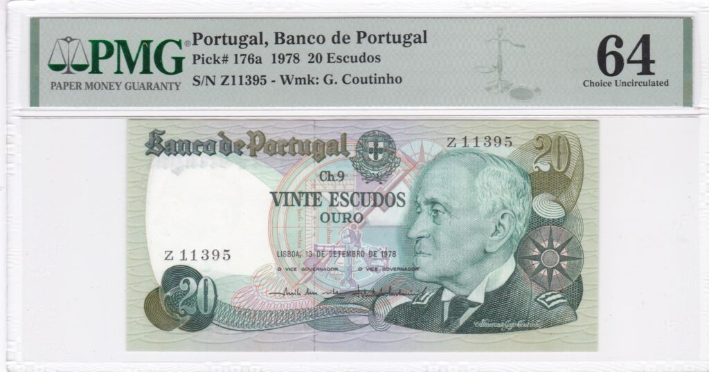 Portugal – 20 – Escudos – 1978