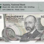Österreich 100 Schilling 1984 Pick Pick 150 UNC Vorderseite