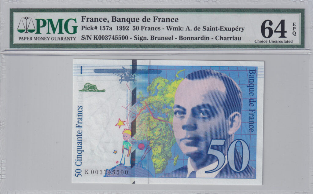 Frankreich – 50 – Francs – 1992