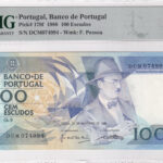 Portugal 100 Escudos 1988 Pick Pick 179f UNC Vorderseite