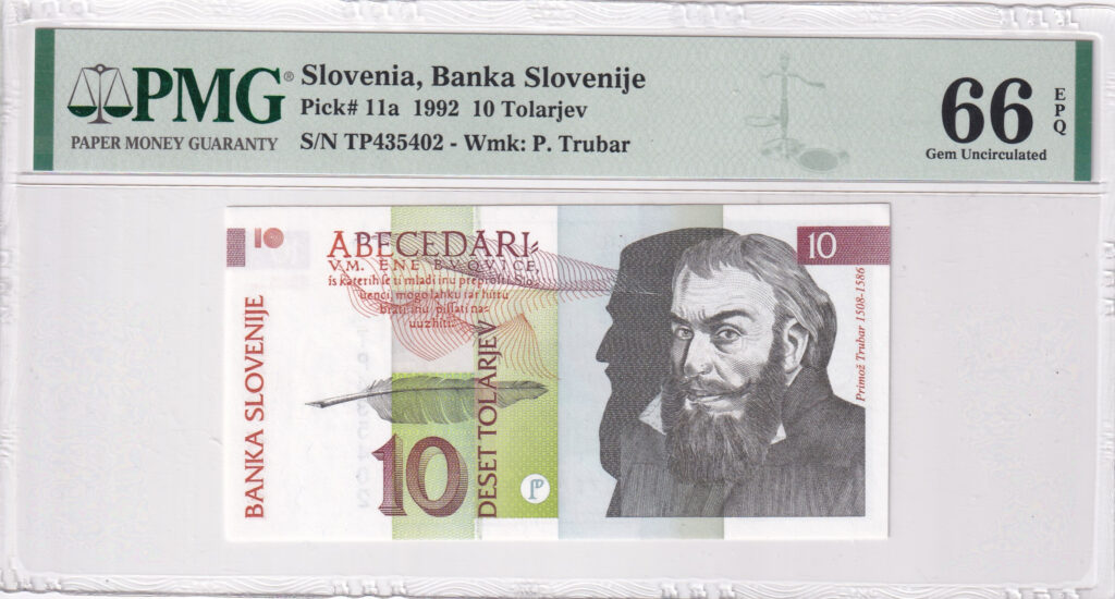 Slowenien – 10 – Tolar – 1992