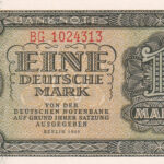DDR 1 Deutsche Mark 1948 Pick Pick 10 / Rosenberg 340 UNC Vorderseite