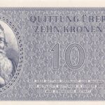 Böhmen und Mähren 10 Kronen 1943 Pick GET-11 UNC Vorderseite