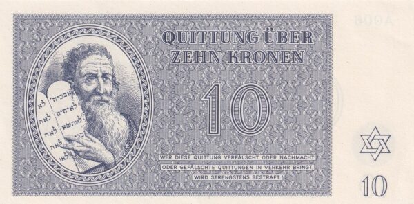 Böhmen und Mähren 10 Kronen 1943 Pick GET-11 UNC Vorderseite