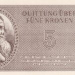 Böhmen und Mähren 5 Kronen 1943 UNC Vorderseite