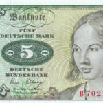 Deutschland 5 Deutsche Mark 1980 Pick Pick 30b UNC Vorderseite