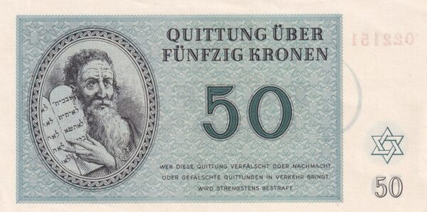 Böhmen und Mähren 50 Kronen 1943 UNC Vorderseite