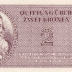 Böhmen und Mähren 2 Kronen 1943 UNC Vorderseite