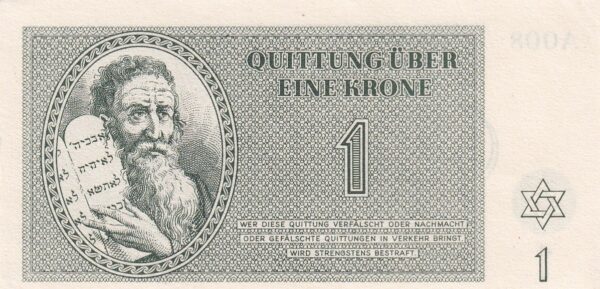 Böhmen und Mähren 1 Krone 1943 UNC Vorderseite