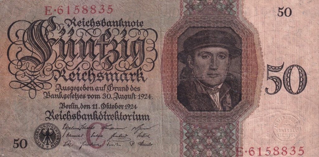 Deutsches Reich – 50 – Reichsmark – 1924