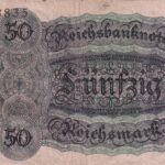 Deutsches Reich 50 Reichsmark 1924 Pick P-177 VF Rückseite