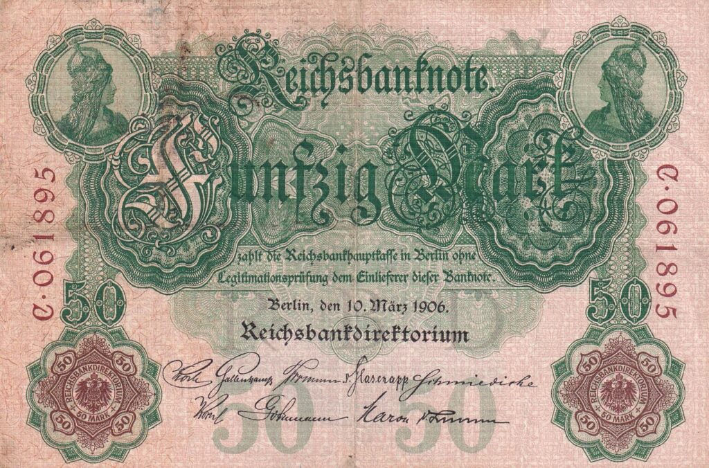 Deutsches Reich – 50 – Mark – 1906