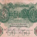 Deutsches Reich 50 Mark 1906 Pick 26a VF Vorderseite