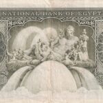 Ägypten 5 Egyptian Pounds 1957 Pick 31 VF Rückseite
