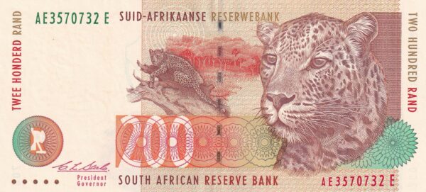 Südafrika 200 Rand 1994 Pick P-127a UNC Vorderseite