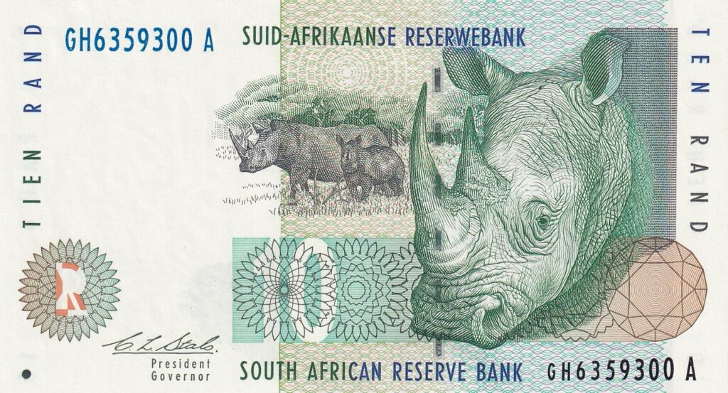 Südafrika – 10 – Rand – 1993