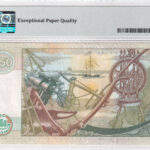 Vereinigtes Königreich 50 Pounds Sterling 2006 Pick 122d UNC Rückseite